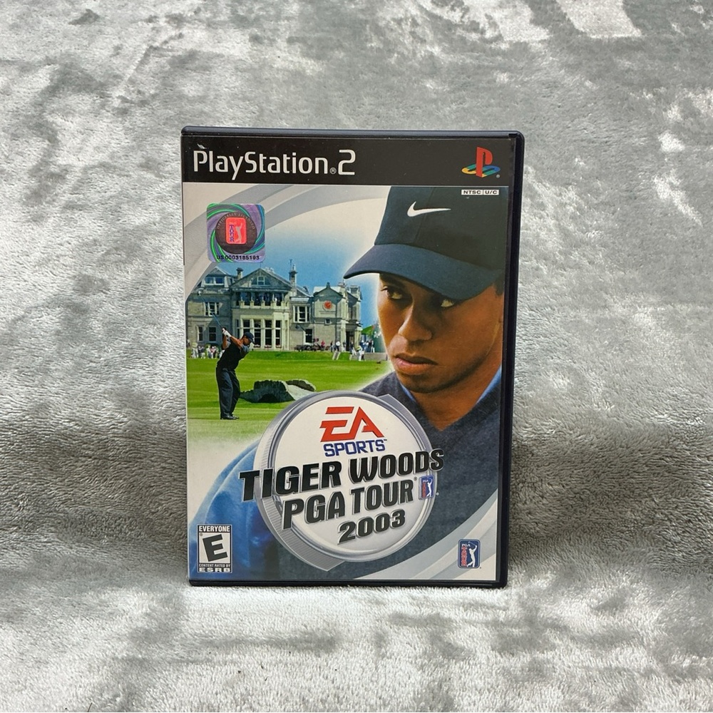 Tiger Woods PGA Tour 2003 Sony PlayStation 2 PS2 Golf Game Complete